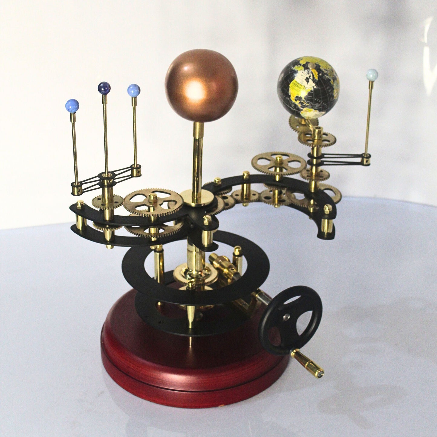 Royal Solar System Model Fully Functional Tellurion Celestial Gift for Astro Lovers Orrery Antique Gift