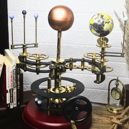 Royal Solar System Model Fully Functional Tellurion Celestial Gift for Astro Lovers Orrery Antique Gift