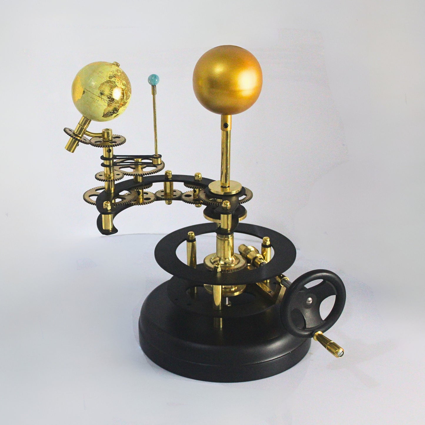 Orrery Unique and Luxury Tellurion Fully, Functional Antique Orrery in Black and Gold Finish, Perfect Housewarming Gift and Gift for Husband