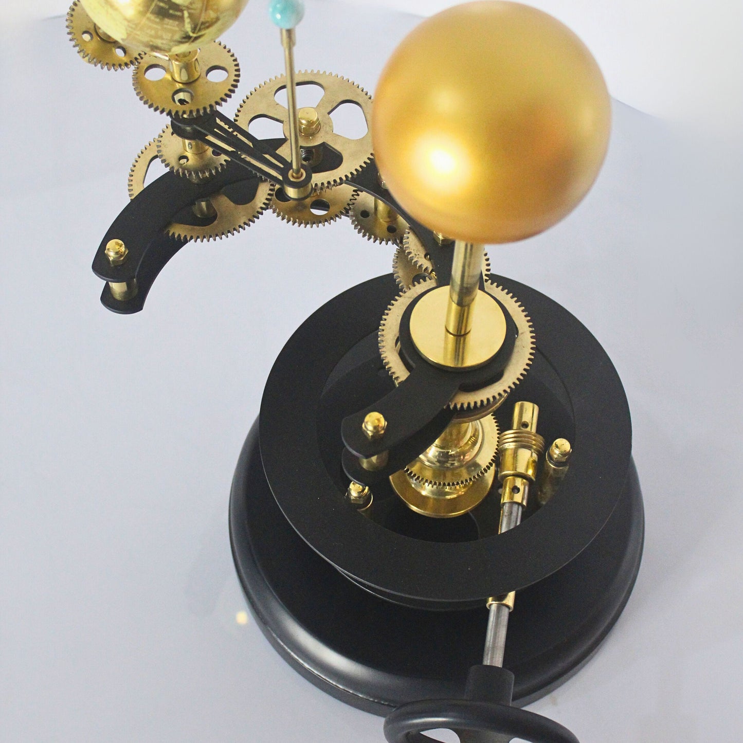 Orrery Unique and Luxury Tellurion Fully, Functional Antique Orrery in Black and Gold Finish, Perfect Housewarming Gift and Gift for Husband