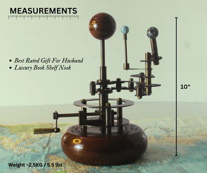 Orrery Solar System Model Antique Style