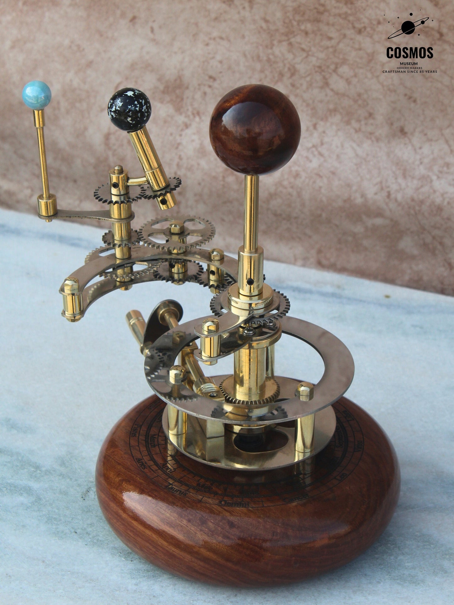 Orrery, Book Shelves Home Décor Solar System Model Perfect house warming Gift, Gift for Husband, tellurion