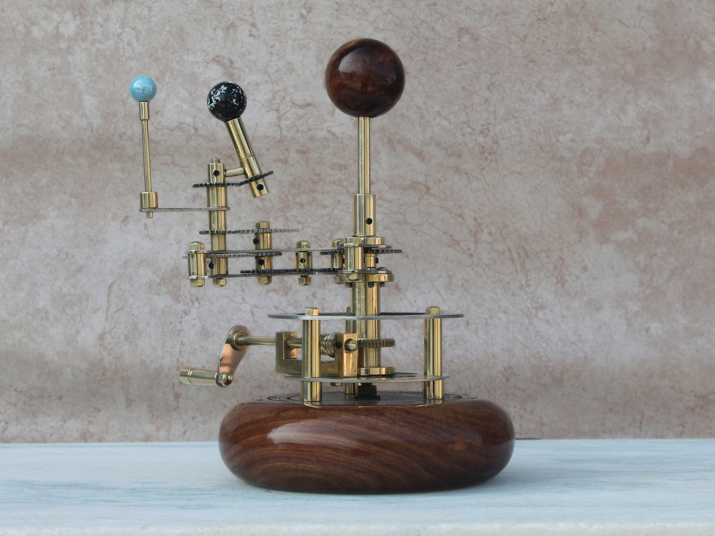 Orrery, Book Shelves Home Décor Solar System Model Perfect house warming Gift, Gift for Husband, tellurion