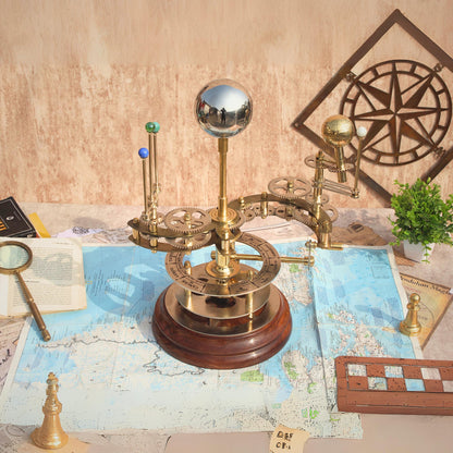 Orrery Fully Functional Tellurion Celestial Gift for Astro Lovers Orrery Christmas Gift