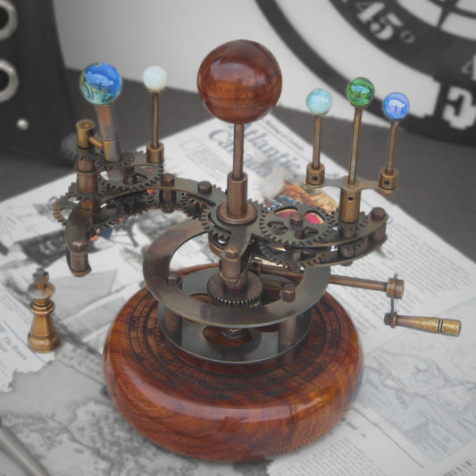 Antique Orrery Home Decor Solar System Model